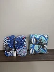 Vera Bradley Throw Blanket Fleece Fireworks Medallion & Blue Fish 80 X 50 Nwt. Fixed Price $51.00.