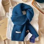 2026 100% Australian Wool Women Winter Solid Color Knitted Scarf.. Fixed Price $24.17.