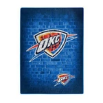 Oklahoma City Thunder 60X80 Street Design Royal Plush Raschel Throw Blanket New. Fixed Price $40.95.