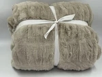New Pottery Barn Oversized Ruched Faux Fur Throw Blanket 60X80" Champagne Read. Fixed Price $149.00.