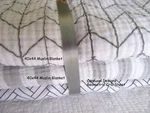 Carousel Designs Black/white Crib SHEET-2 Aden Anais Gray Stripe Muslin Blankets. Fixed Price $26.99.