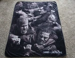 2014 Sons Of Anarchy Fleece Throw Blanket 40 X 60 100% Polyester. Fixed Price $21.99.