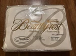 Chatham Simmons Wards Beautyrest Sheet Blanket Twin Full 70" X 90" Cream. Fixed Price $25.99.