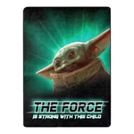 Star Wars Mandalorian Mystic Child Silk Touch Throw Blanket, 46" X 60". Fixed Price $24.99.