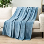 Pavilia Luxury Fleece Blanket Throw For Bed, Soft Lightweight Plush. Fixed Price $21.69.