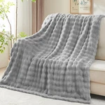 Newcosplay Blanket For Couch Grey Super Soft THROW(50"X60"),. Fixed Price $30.65.