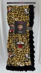 Ed Hardy Leopard Cheetah Tattoo Print Faux Fur Throw Blanket 50"X70" Nwt. Fixed Price $75.95.