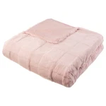 Lavish Home 60X80-INCH Faux Fur Blanket Queen Size Bedding (pink). Fixed Price $30.00.