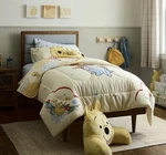 5-PC Disney Winnie The Twin Size Comforter & Sheet Set Pooh Tigger Eeyore. Fixed Price $95.00.