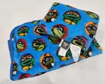 Teenage Mutant Ninja Turtles 2024 Mayhem Kids Throw Blanket 48" X 36" Pillow Set. Fixed Price $18.99.