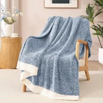New Wrensonge Throw Blanket Cationic Dyeing Blue Soft Cozy Fluffy Warm Hand Made. Fixed Price $43.15.