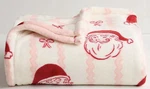 Vintage Santa Stripes 5X6 Ft Oversized Throw Blanket The Big One New!. Fixed Price $24.95.