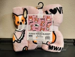 Bmi Corgi Fleece Throw Blanket 50" X 60". Fixed Price $19.96.