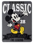 Disney Mickey Mouse Super Plush Throw The Legend 46" X 60" Blanket. Fixed Price $26.99.