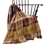 Park Designs Live Laugh Love Throw. Fixed Price $55.99.