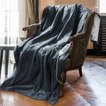 Mlivrom Heated Throw Blanket With 1-9 Hrs Timer Auto-off & 62*84, Blue. Fixed Price $49.99.