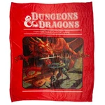 Dungeons Dragons Plush Throw Blanket Red Players Manual Book Ad&d Soft. Fixed Price $59.95.