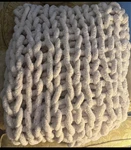 Adyrescia Chunky Knit Blanket Throw 100% Hand With Jumbo Chenille Yarn. Fixed Price $31.50.