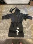 Handmade Woolrich Blanket Capote Coat Hooded Fringe Usa Charcoal Gray. Fixed Price $475.00.
