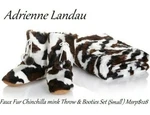 Adrienne Landau Faux Fur Chinchilla Mink Throw & Booties Set ( Small ) MSRP$128. Fixed Price $49.99.