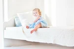 Wonder Baby Saddle Style Children Waterproof Mattress Pad Protector - 34"X36". Fixed Price $19.99.