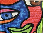 Deny Designs Madart Inc. Picasso Style Fleece Throw Blanket Comfy 50X60 New. Fixed Price $35.00.