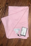 St. John Collection $460 Msrp 100% Cashmere Baby Blanket 30"X39" Pink Cable Knit. Fixed Price $168.00.