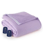 Shavel Micro Flannel Electric Heated Sherpa Blanket - Full Amethyst. Fixed Price $35.00.