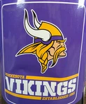 Minnesota Vikings Nfl Fleece Throw Blanket 50" X 60" Northwest Company 2019. Fixed Price $21.99.