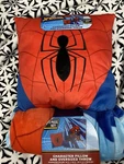 Marvel Spider-man Character Pillow And Oversized Throw. Fixed Price $50.00.