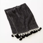 Shiraleah Plush Poms Throw Blanket Wool Blend. Fixed Price $59.00.