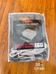Mcjaw Heated Blanket Polar Fleece Gray Auto-off Fast Heating Machine Washable. Fixed Price $30.00.