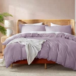 3 Pc Ultra Soft Double Brushed Microfiber Bedding Duvet Cover With Pillow Shams. Fixed Price $30.99.