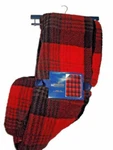 Pendleton Red Buffalo Plaid Sherpa Fleece Reversible Blanket Throw 50 X 70. Fixed Price $103.34.