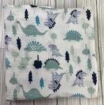 Aden + Anais Cotton Muslin Swaddle Baby Blanket Lovey Dinosaurs Blue Green. Fixed Price $29.99.