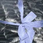 Drew & Jonathan Home Cut Faux Fur Solid Throw, 50 70, Blk. Fixed Price $34.99.