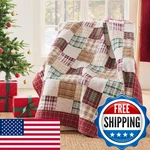 Greenland Home Fashions Oxford 100 Cotton Throw Blanket Red. Fixed Price $55.84.