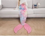 Cosusket Mermaid Tail Blankets Glittering Wearable Cute Cozy Soft Rainbow. Fixed Price $13.00.