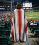 San Diego Padres City Connect Throw Mexican Blanket 1998 Blue Orange Colors. Fixed Price $19.99.