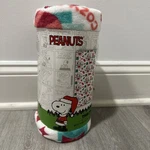 Peanuts Snoopy Deck The Halls With Cozy Stockings Throw Blanket 46X60 Nwt Cvs. Fixed Price $25.00.