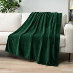 Pavilia Fleece Blanket Throw Size 60 X 80 Inches - Twin, Emerald Green. Fixed Price $30.99.