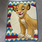 Disney Lion King Simba Fleece Blanket Northwest Co Chevron 34X48 Inches. Fixed Price $25.00.