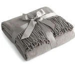 Luxury Pure 100% Mulberry Silk Throw, Genuine Natural Oversized Sup.... Fixed Price $114.62.