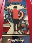 Marvel Comics Avengers Blanket 50" X 28" - Cozy Wings Captain America Cape *. Fixed Price $26.99.
