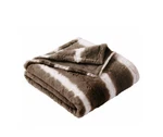 Better Homes & Gardens Brown Ombre Faux Fur Throw, 50" 72", Adult/teen. Fixed Price $24.97.