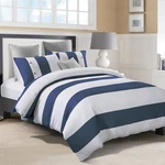Superior Addison Cotton Striped 3-PIECE Duvet Cover Set, White, Twin/twin Xl. Fixed Price $69.55.