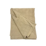 Vtg Calvin Klein Khaki Collection Wheat Tan Heavy Woven Cotton King Size Blanket. Fixed Price $47.99.
