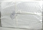 Pottery Barn Basket Weave Matelasse Coverlet, F/q 92"L X 88"W White Nwt. Fixed Price $114.95.