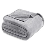 Exclusivo Mezcla Fleece Blankets Queen Size For (90" 90"), Light Grey. Fixed Price $38.99.