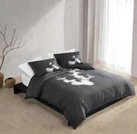 Calvin Klein Orchid Charcoal Sateen/cotton Queen Duvet Cover & Shams Set New!. Fixed Price $239.99.